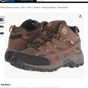 Kids Unisex Moab 2 Low Lace Waterproof Hiker 4M